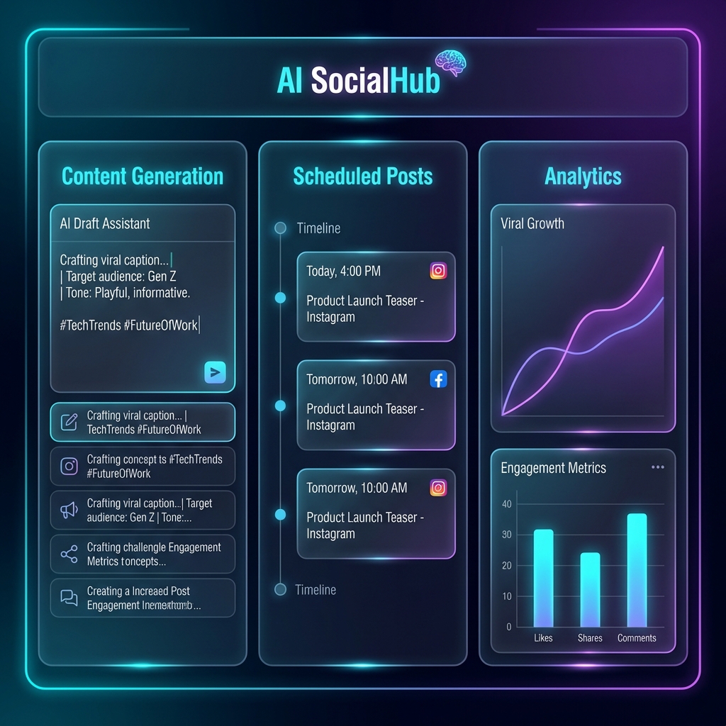 Autonomous Social Manager
